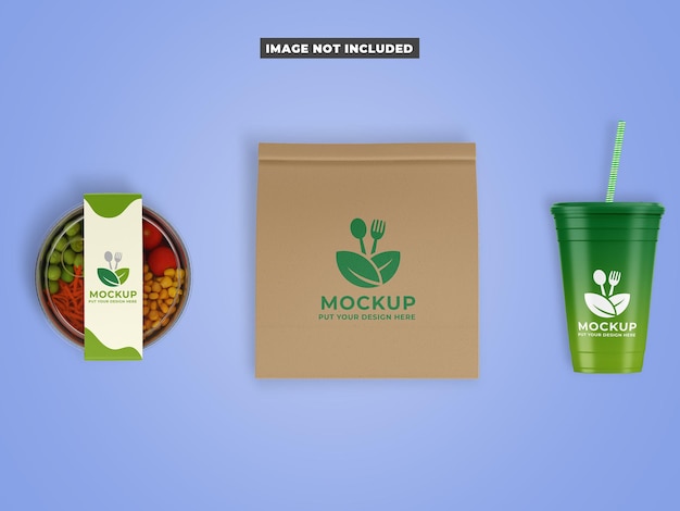 bag food branding mockup