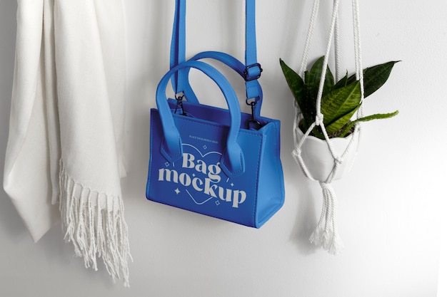 Bag mockup on hanger