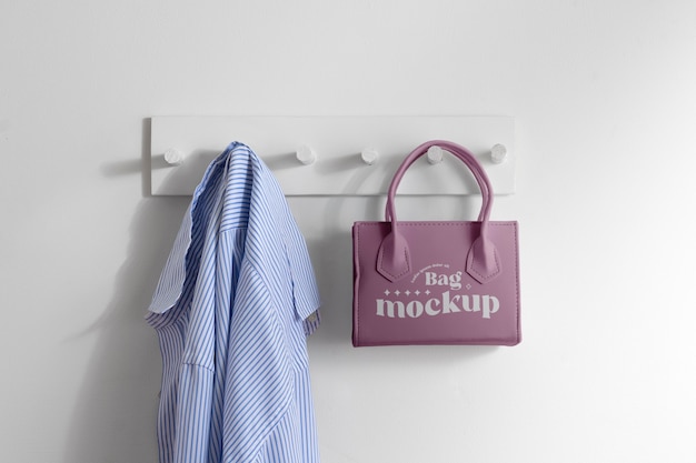 Bag mockup on hanger