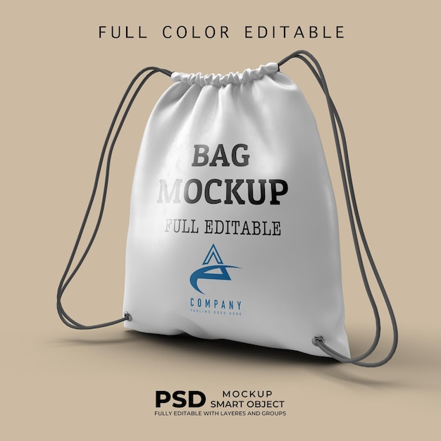 Premium PSD | A bag that says'full color'on it