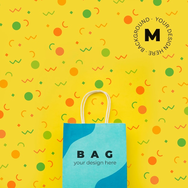 PSD bag with sale campaign concept