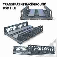 PSD Строительство моста бейли png