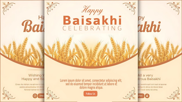 baisakhi vaisakhi harvest festival wheat fields