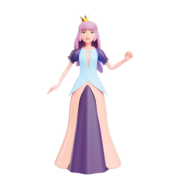 Bajkowe ikony ilustracja 3D