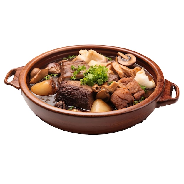 Bak Kut Teh Na Białym Tle