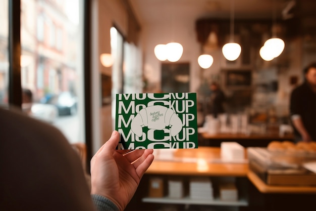 PSD baked goods branding mockup