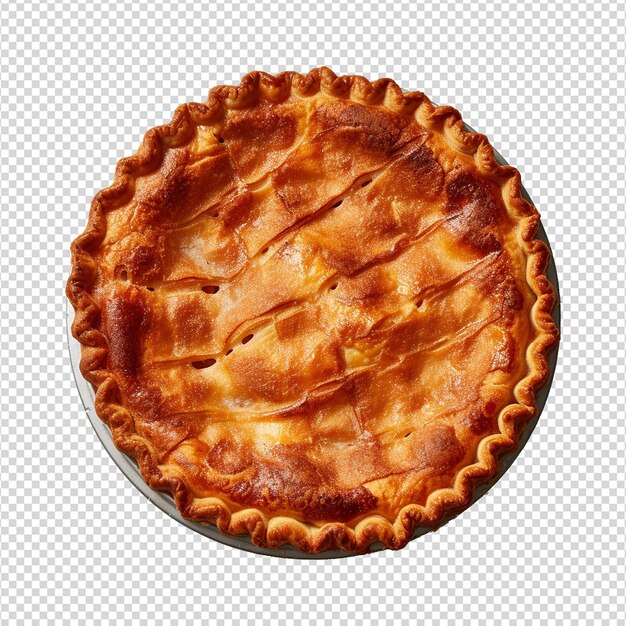 Baked pie isolated on transparent background png