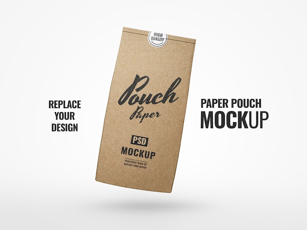 Bakery bag paper mockup