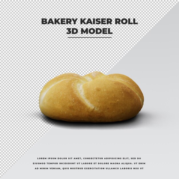 PSD bakery kaiser roll