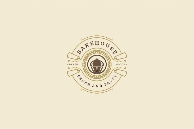 Bakery Shop Logo Design Template