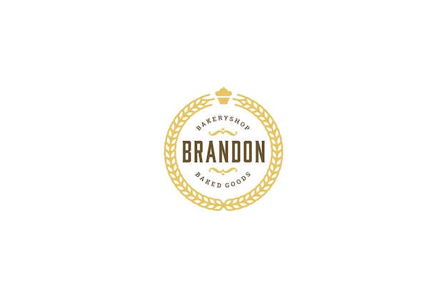 Bakery Shop Logo Design Template
