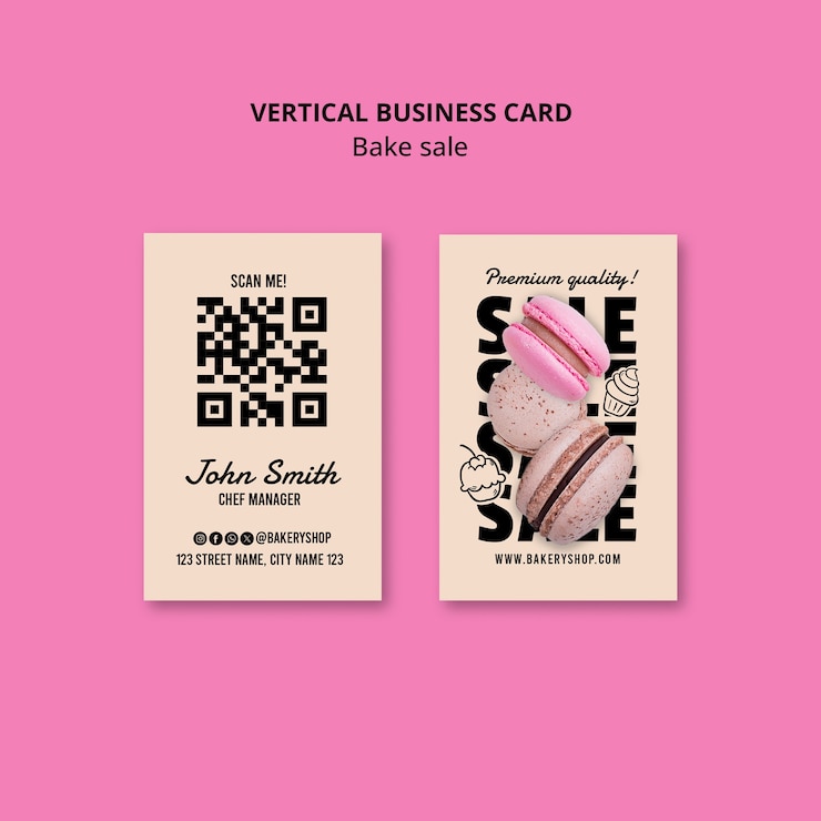 PSD bakery template design