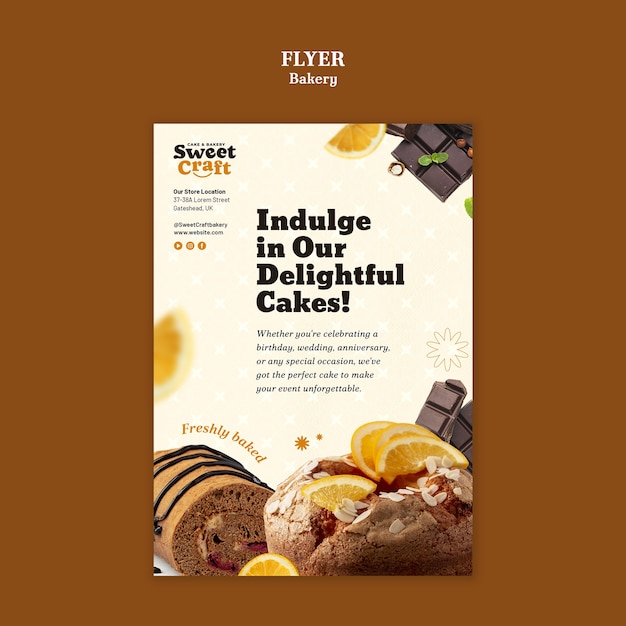 bakery template design