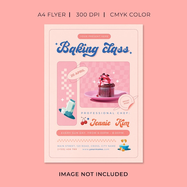 Baking Class Flyer