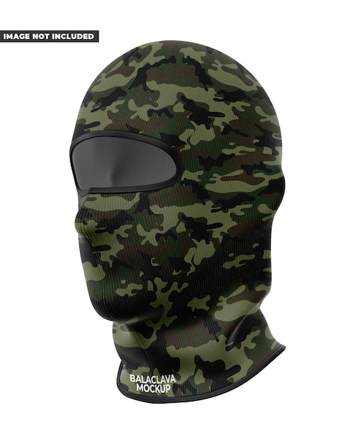 PSD mockup di balaclava