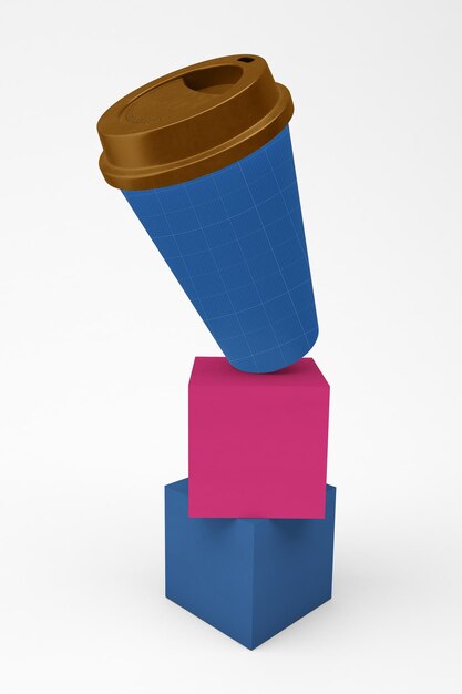 Balanced coffee cup