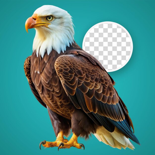 PSD bald american eagle isolated