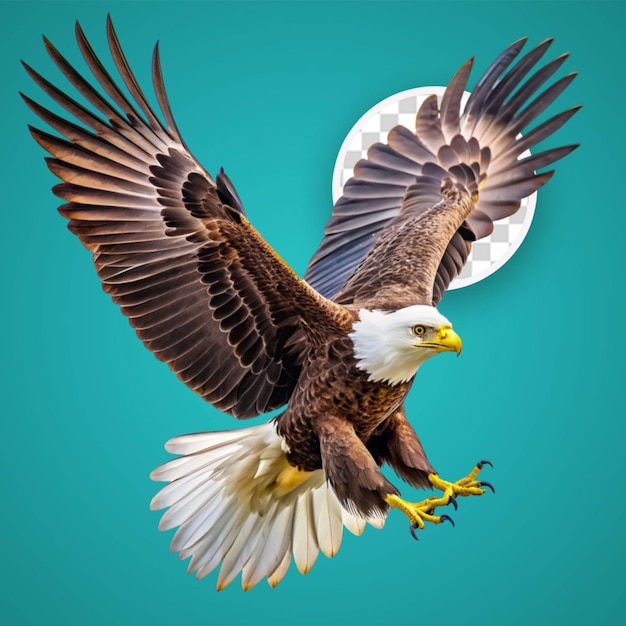 PSD bald american eagle isolated