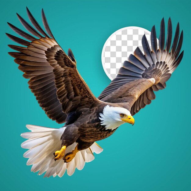 PSD bald american eagle isolated