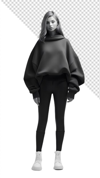 PSD balenciaga style model