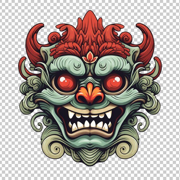 PSD logo della mascotte balinese