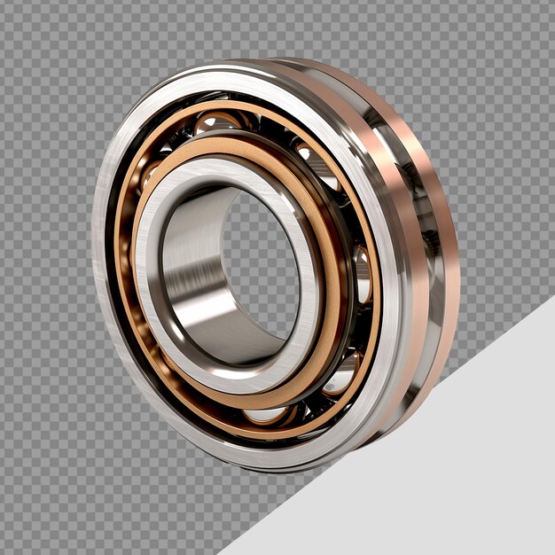 Premium PSD Ball bearing made of bronze png isolated on transparent