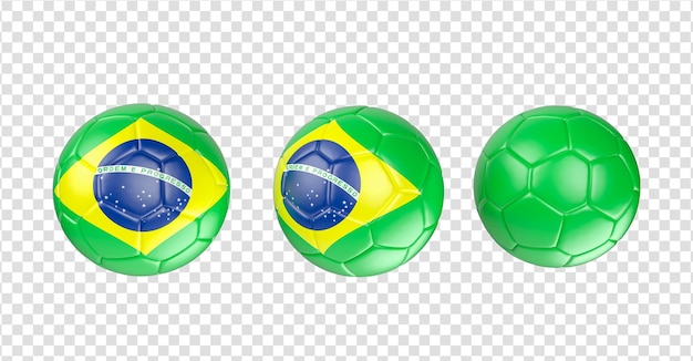 Coppa del mondo della sfera del brasile 3d