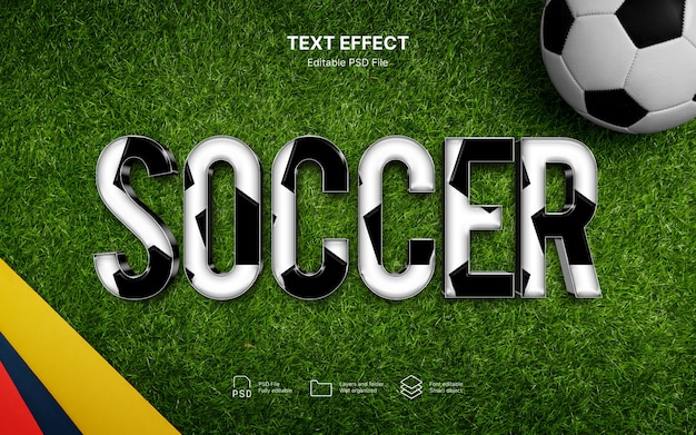 PSD ball  text effect