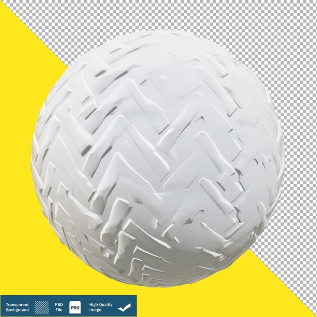 A ball textured like an allterrain vehicle white background transparent background png psd