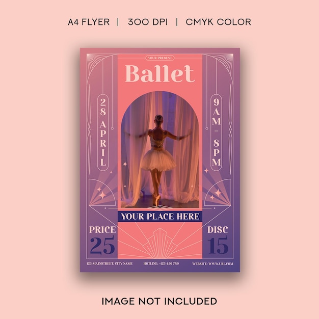 PSD ballet class flyer