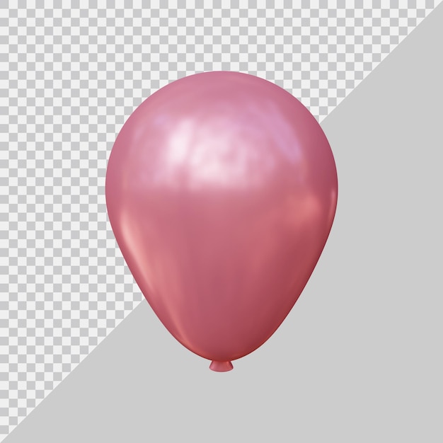 Ballon met moderne 3D-stijl