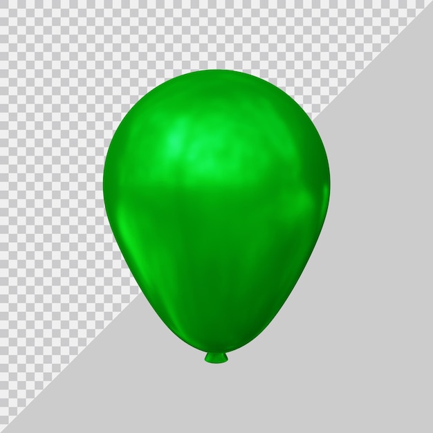 Ballon met moderne 3d-stijl