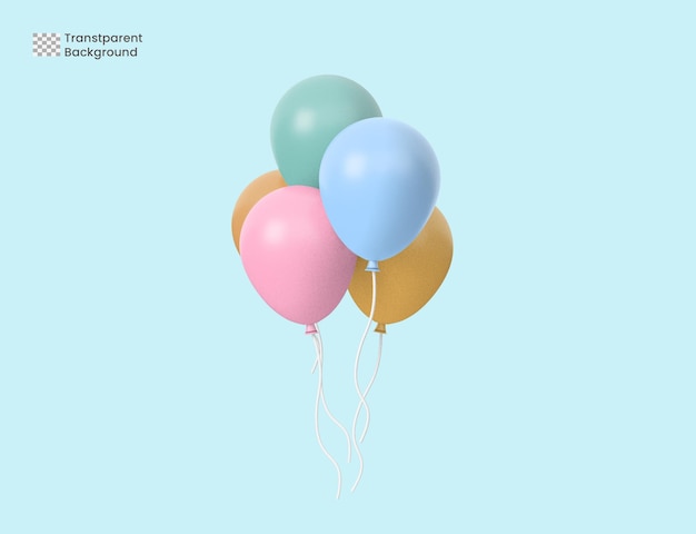 Ballong med 3D moderne stil
