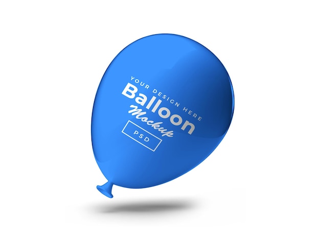 PSD balloon 3d mockup design