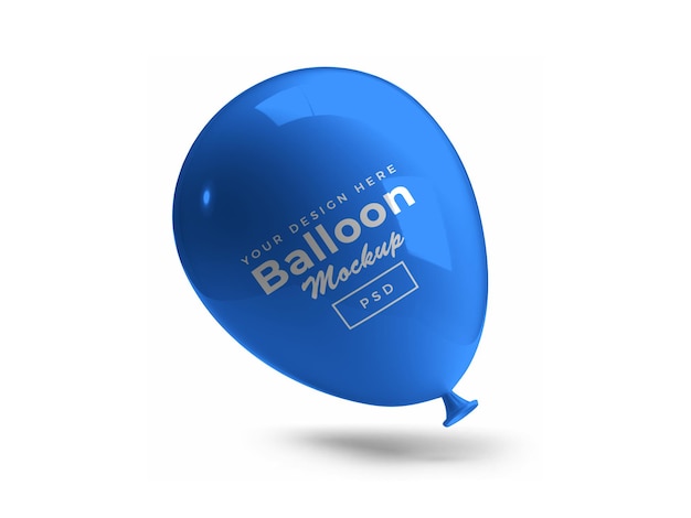 Palloncino 3d mockup design