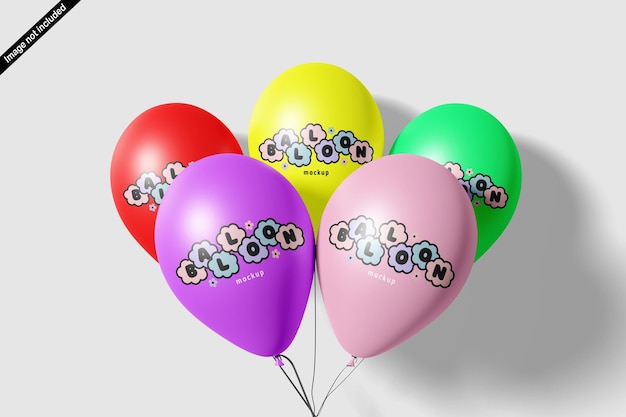 PSD balloon mockup