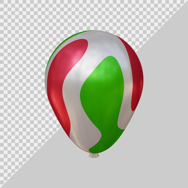 Balloon with 3d modern style