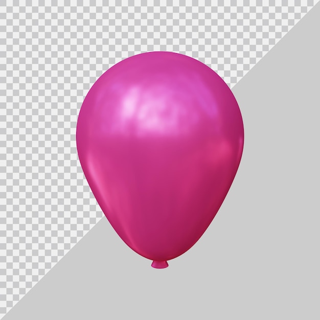 Balloon with 3d modern style