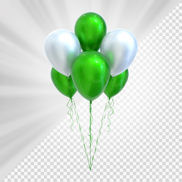 PSD balloons 3d element