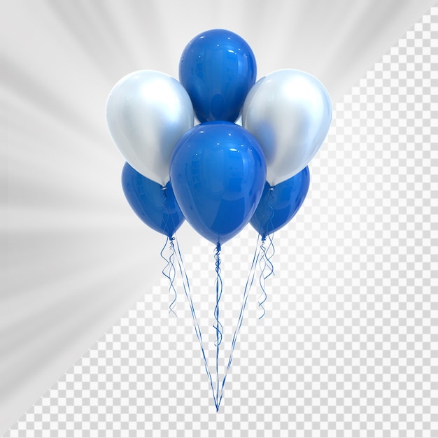 PSD balloons 3d element