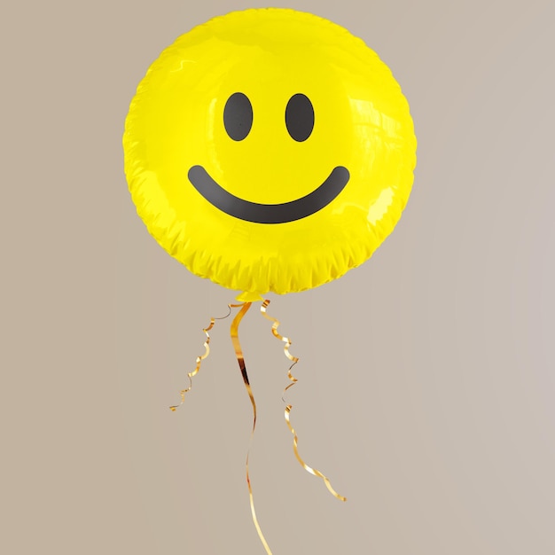 Balloons air 3d psd rose