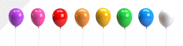 PSD balloons floating