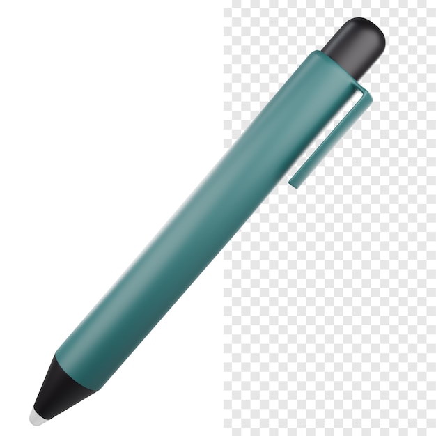 ballpoint pen 3d icon