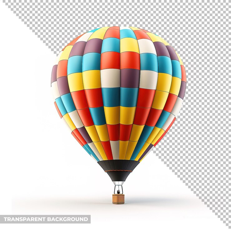 PSD balon powietrzny psd izolowany bez tła