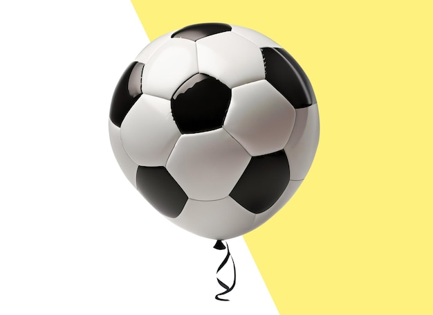 PSD balon z helem w kształcie piłki nożnej
