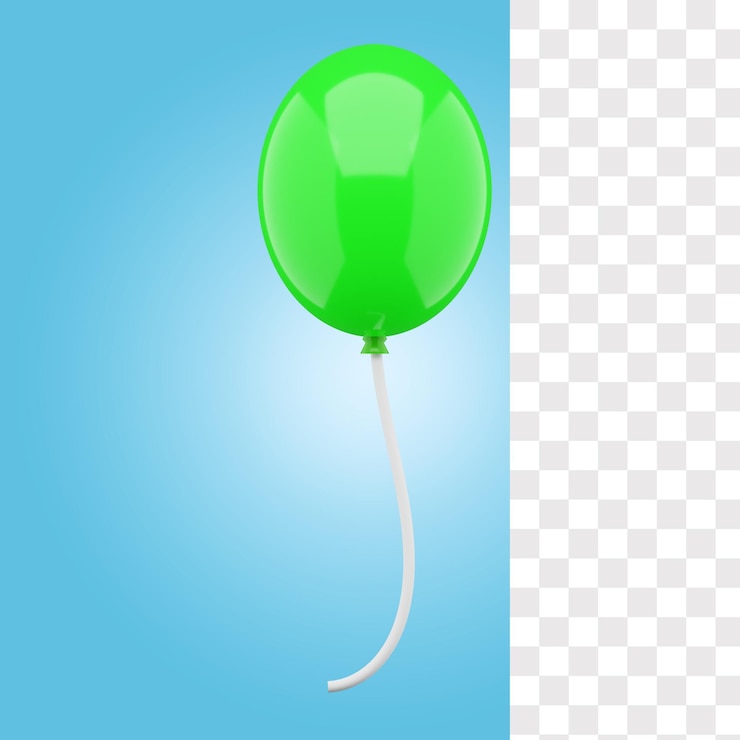PSD balony 3d ikona