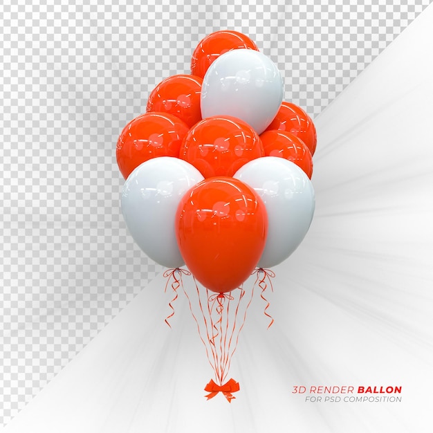 Balony Z Helem W Delikatnych Pastelowych Kolorach Walentynki, ślub I Urodziny Balon Renderowania 3d