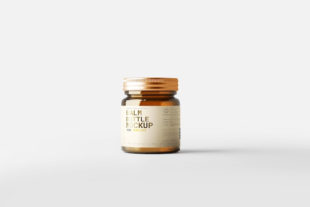 Balsem Zalf Fles Mockup
