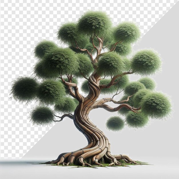 PSD bamboo tree isolated on transparent background vector art tree png nature pic bambusa vulgaris