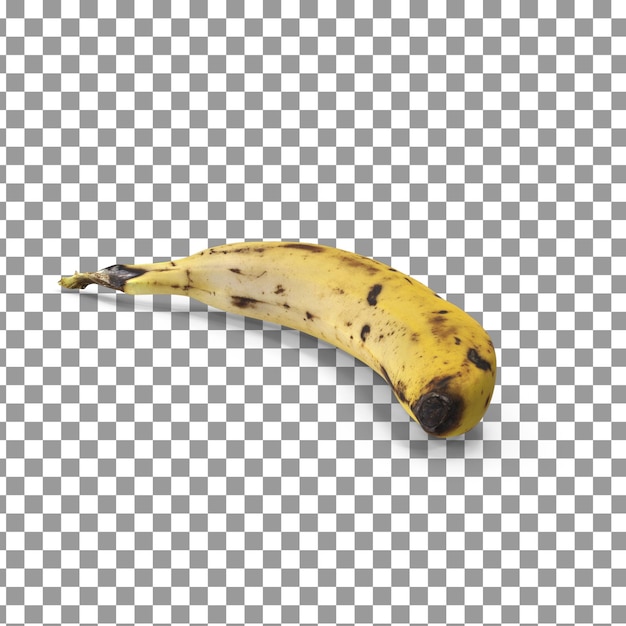 PSD banana icon on isolated and transparent background